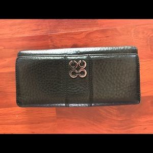 Black Leather Coach Wallet